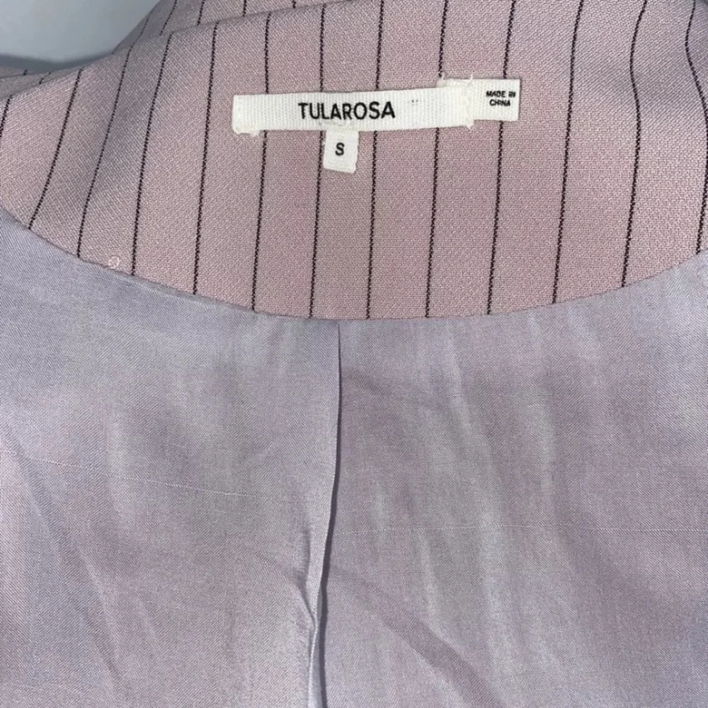 Tularosa  Pink Pinstripe Blazer Jacket NWT - Picture 5 of 9